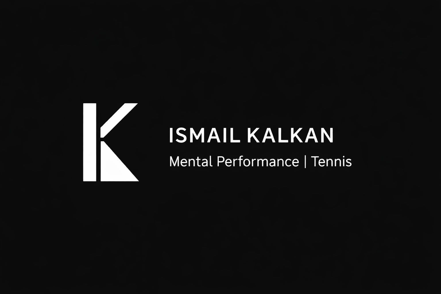 Ismail Kalkan Mental Performance Tennis logo